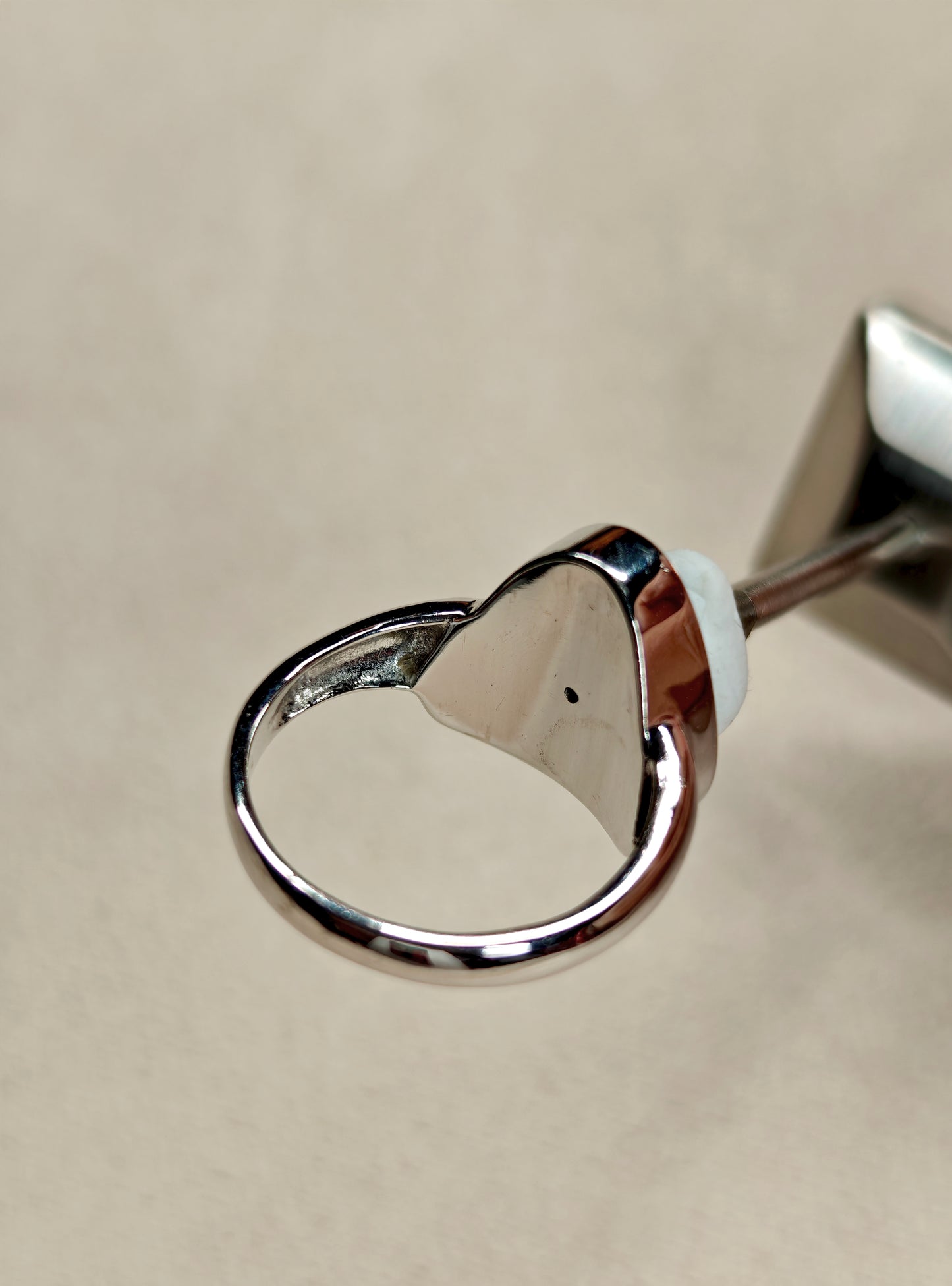 14k Doublet opal ring