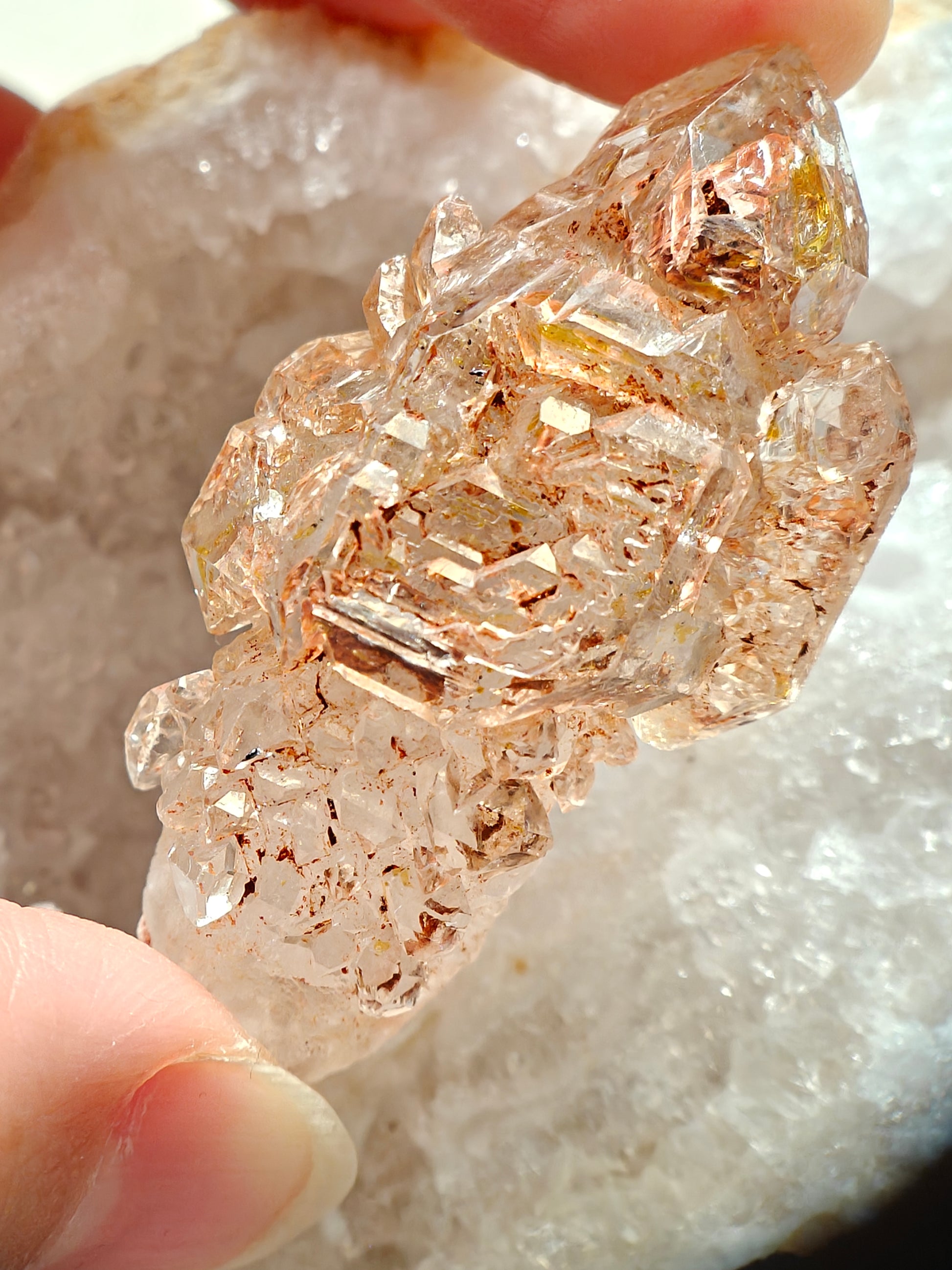Madagas red mud skeletal quartz