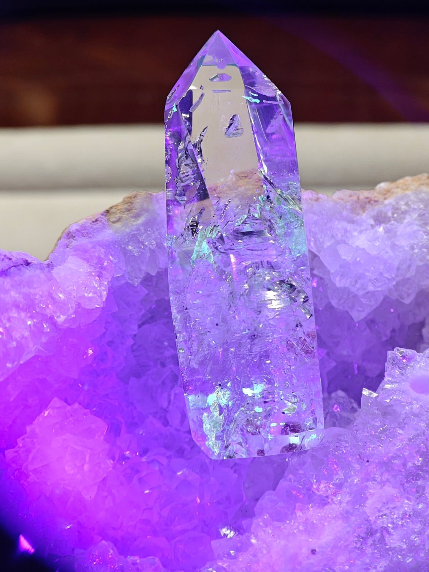 Petroleum herkimer diamond quartz